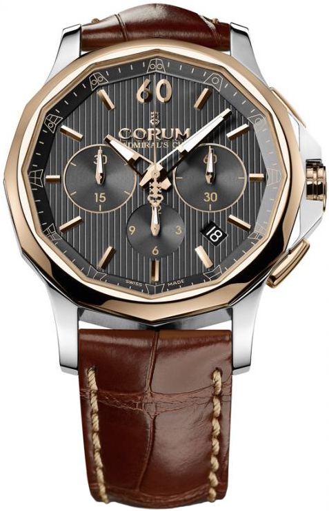 Corum Admiral Watches Mens Black Self winding Automatic 98410124-0F02-AN11 Watch