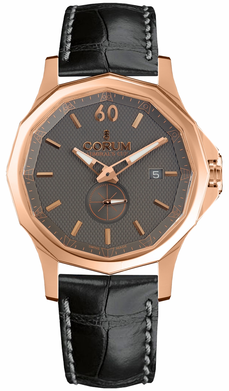 Corum Admiral Watches Mens Charcoal Grey Self winding Automatic 39510155-0001-AK12 Watch