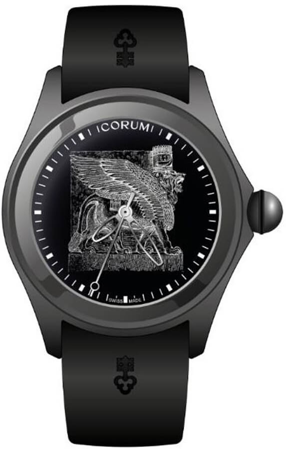 Corum Bubble Watches Mens Black Self winding Automatic 40310195-0371-BO01 Watch