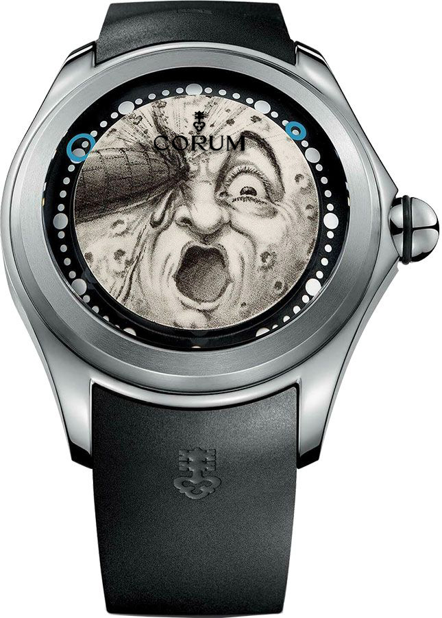 Corum Bubble Watches Mens Black Self winding Automatic 39010104-0371-MS01 Watch