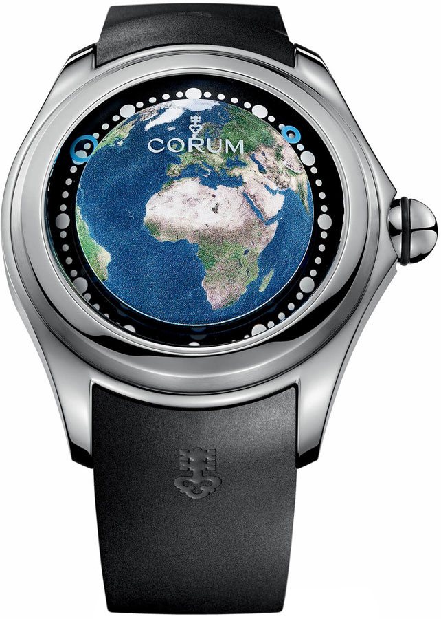 Corum Bubble Watches Mens Black Self winding Automatic 39010104-0371-EE01 Watch