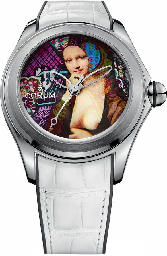 Corum Bubble Watches Mens Artwork by Elisabetta Fantone Self winding Automatic 08231020-0009-EF01 Watch