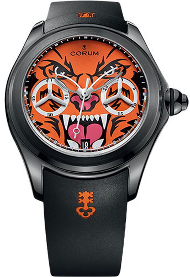 Corum Bubble Watches Mens Black Self winding Automatic L771-03567 Watch