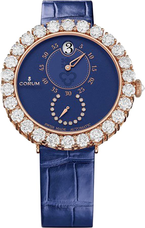 Corum Heritage Watches Ladies Blue Self Winding Automatic 25410085-0012-EL02 Watch