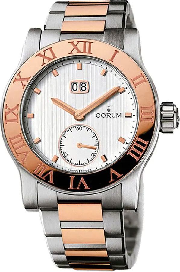 Corum Romvlvs Watches Mens White Self winding Automatic Chronometer 81251524-V810-EB76 Watch