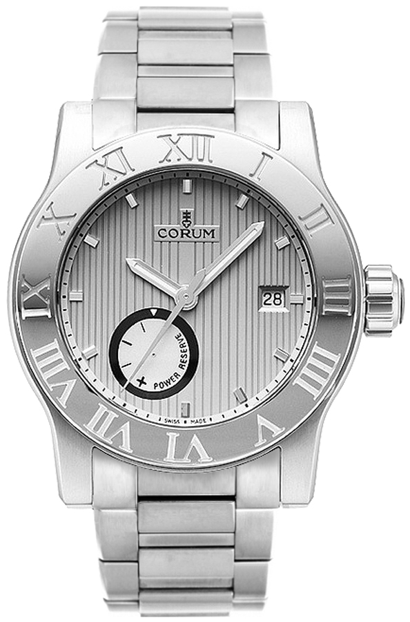 Corum Romvlvs Watches Mens Guilloche Grey Self winding Automatic 37351520-V810-BA65 Watch