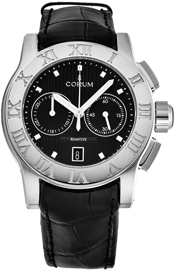 Corum Romvlvs Watches Mens Black Self winding Automatic Chronometer R984-03549 Watch