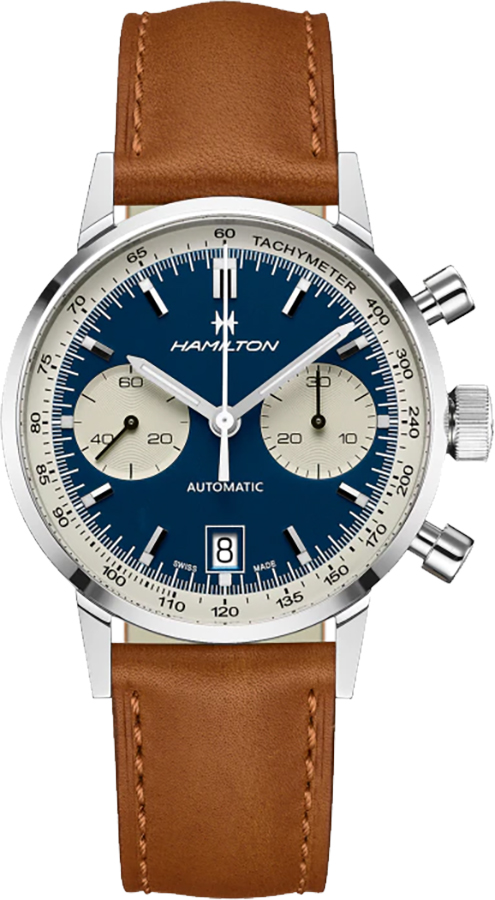 Hamilton American Classic Timeless Classic Watches Mens Blue Self winding Automatic H38416541 Watch