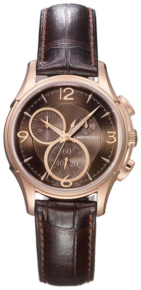 Hamilton American Classic Jazzmaster Watches Mens Brown Battery Operated Quartz H32342595 Watch