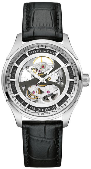Hamilton American Classic Jazzmaster Watches Mens Skeleton Self winding Automatic H42555751 Watch