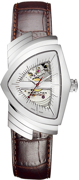 Hamilton American Classic Shaped Watches Mens Silver Self winding Automatic H24515551 Watch