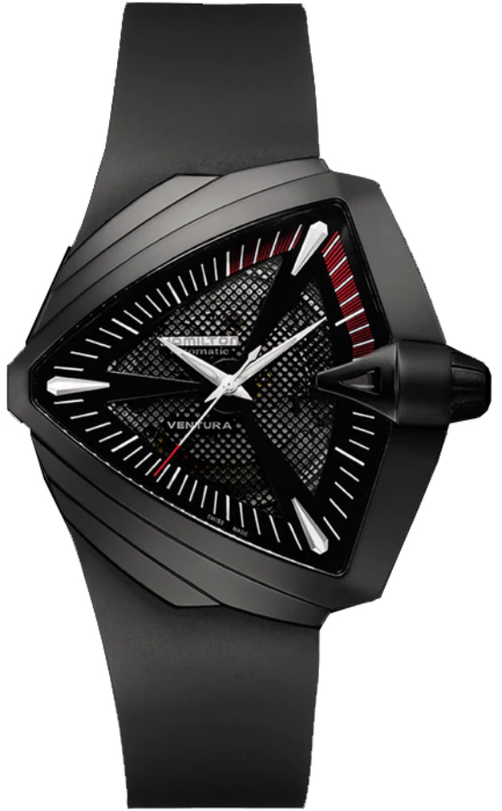 Hamilton American Classic Shaped Watches Mens Black Self winding Automatic H24615331 Watch
