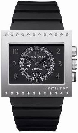 Hamilton Khaki Code Breaker Watches Mens Black Self winding Automatic H79616333 Watch