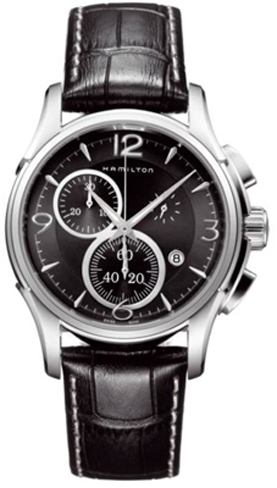 Hamilton American Classic Jazzmaster Watches Mens Black Battery Operated Quartz H32612735 Watch