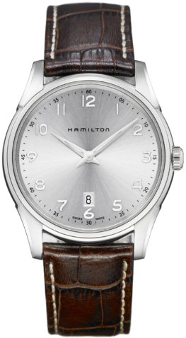 Hamilton American Classic Jazzmaster Watches Mens Silver Battery Operated Quartz H38511553 Watch