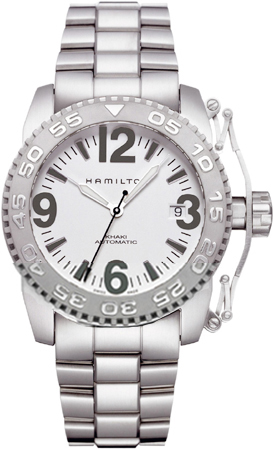 Hamilton Khaki Field Watches Mens White Self winding Automatic H62465115 Watch