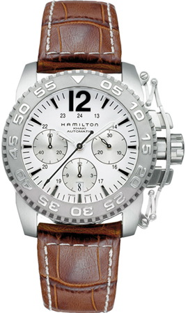Hamilton Khaki Field Watches Mens White Self winding Automatic H63556515 Watch