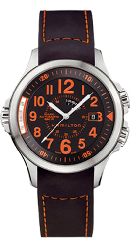Hamilton Khaki Aviation Watches Mens Black Self winding Automatic H77695333 Watch