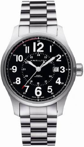 Hamilton Khaki Aviation Watches Mens Black Self winding Automatic H70615133 Watch