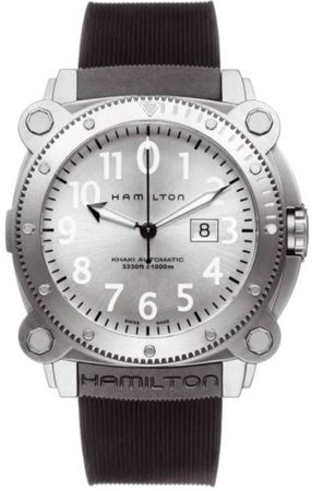 Hamilton Khaki Navy Watches Mens Silver Self winding Automatic H78515353 Watch