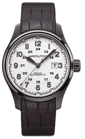 Hamilton Khaki Field Watches Mens White Self winding Automatic H70685313 Watch