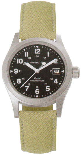 Hamilton Khaki Field Watches Mens Black Self winding Automatic H69419933 Watch