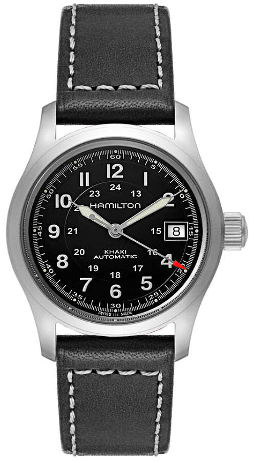 Hamilton Khaki Field Watches Mens Black Self winding Automatic H70455733 Watch