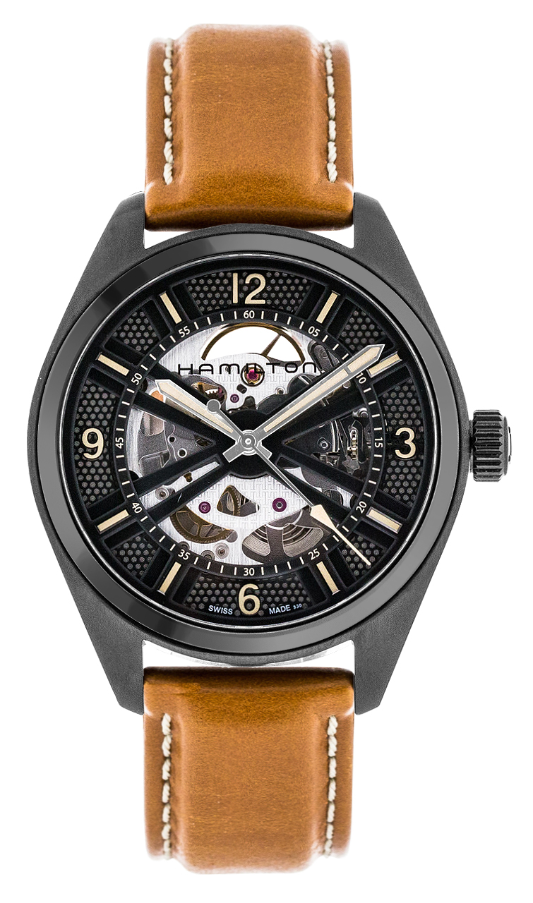 Hamilton Khaki Field Watches Mens Black Self winding Automatic H72585535 Watch