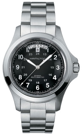 Hamilton Khaki Field Watches Mens Black Self winding Automatic H64455133 Watch