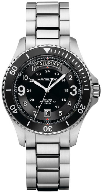 Hamilton Khaki Navy Watches Mens Black Self winding Automatic H64515133 Watch