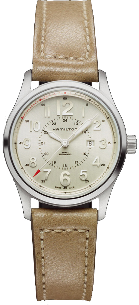 Hamilton Khaki Field Watches Ladies Silver Self winding Automatic H70365983 Watch