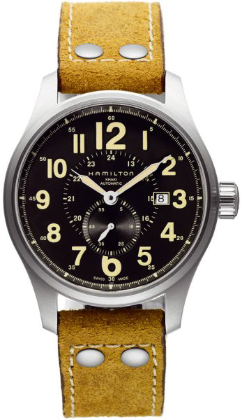 Hamilton Khaki Field Watches Mens Black Self winding Automatic H70655733 Watch