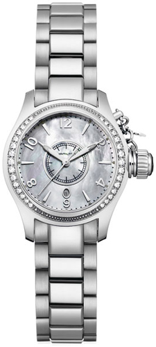 Hamilton Khaki Navy Watches Ladies Pearl White Battery Operated Quartz H77211115 Watch