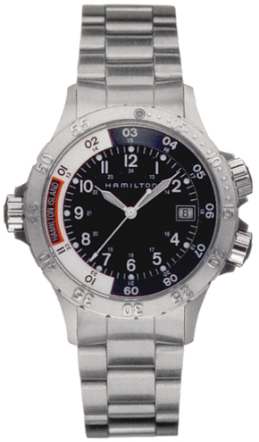 Hamilton Khaki Navy Watches  Black Battery Operated Quartz H74511133 Watch