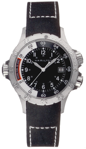 Hamilton Khaki Navy Watches Mens Black Battery Operated Quartz H74511333 Watch