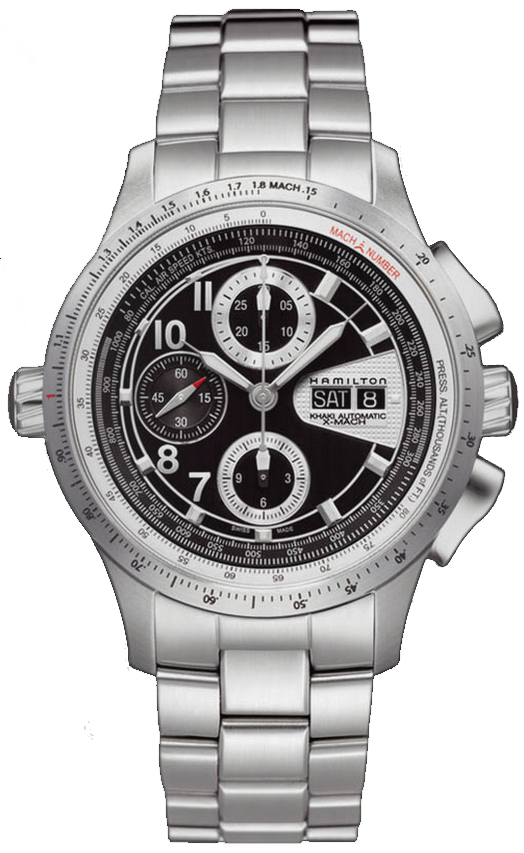 Hamilton Khaki Aviation Watches Mens Black Self winding Automatic H76626135 Watch