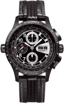 Hamilton Khaki Aviation Watches Mens Black Self winding Automatic H76686735 Watch