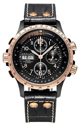 Hamilton Khaki Aviation Watches Mens Black Self winding Automatic H77676733 Watch