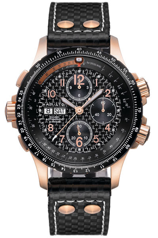Hamilton Khaki Aviation Watches Mens Black Self winding Automatic H77696793 Watch