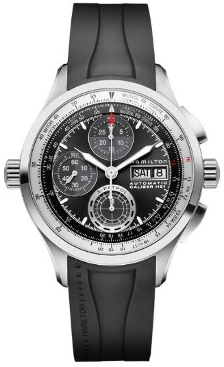 Hamilton Khaki Aviation Watches Mens Black Self winding Automatic H76556331 Watch