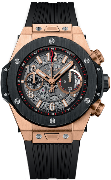 Hublot Big Bang Watches Mens Black Self Winding Automatic 411OM1180RX Watch