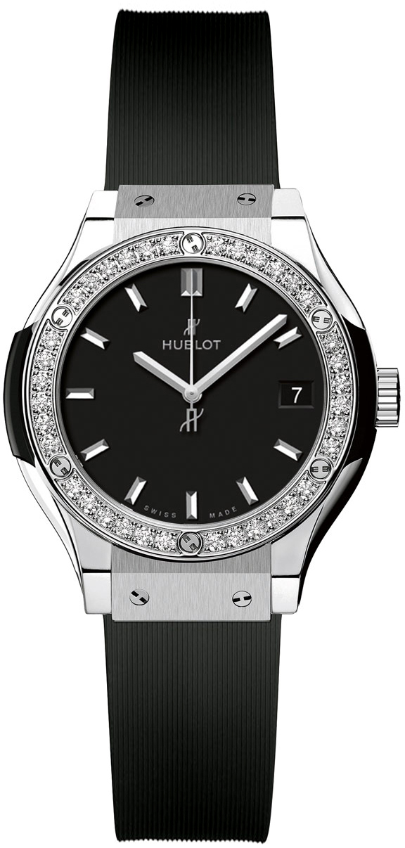 Hublot Classic Fusion Watches Ladies Black Battery Operated Quartz 581NX1171RX1104 Watch