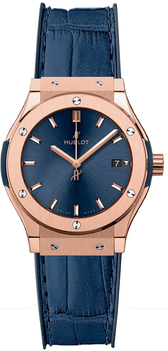 Hublot Classic Fusion Watches  Blue Battery Operated Quartz 581OX7180LR Watch