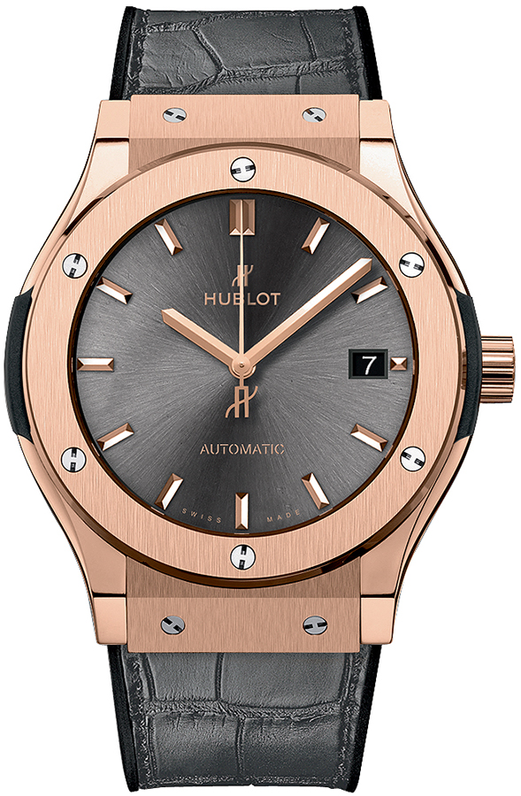 Hublot Classic Fusion Watches Mens Sunray Grey Self winding Automatic 511OX7081LR Watch