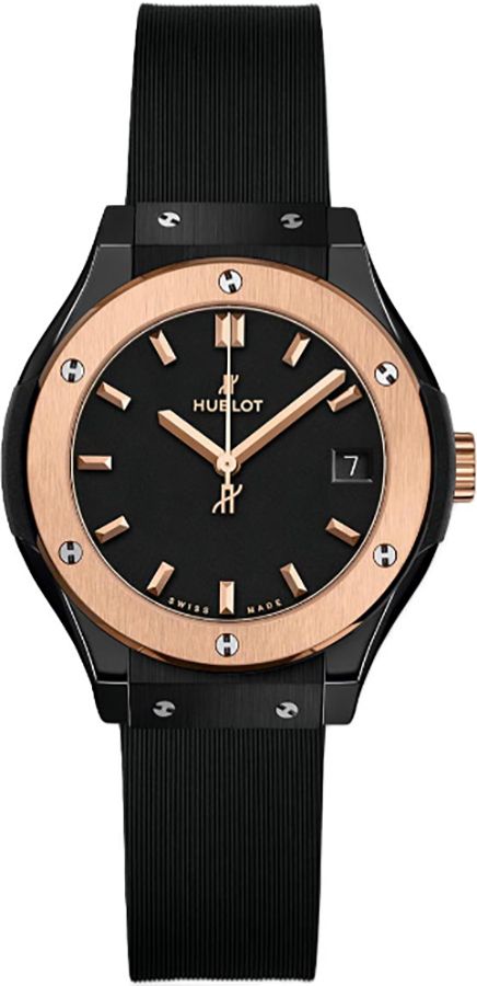 Hublot Classic Fusion Watches Ladies Black Battery Operated Quartz 581CO1181RX Watch