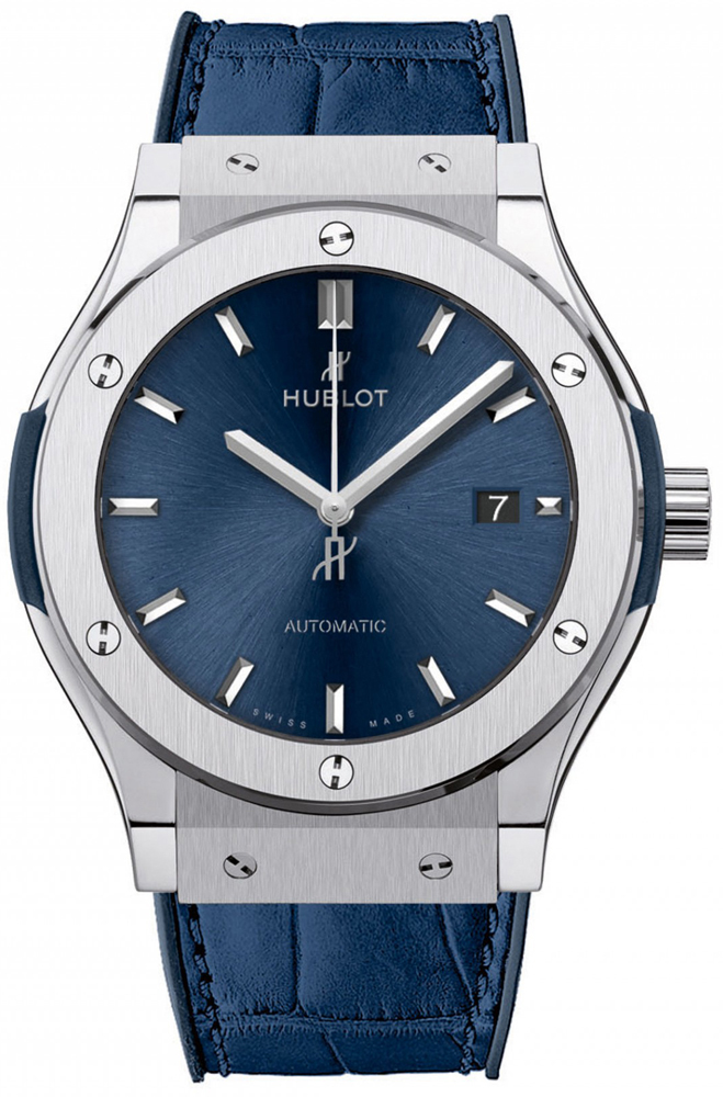 Hublot Classic Fusion Watches Mens Blue Self winding Automatic 542NX7170LR Watch