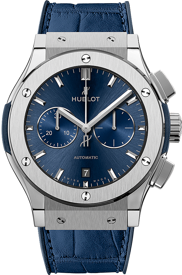 Hublot Classic Fusion Watches Mens Blue Self Winding Automatic 541NX7170LR Watch
