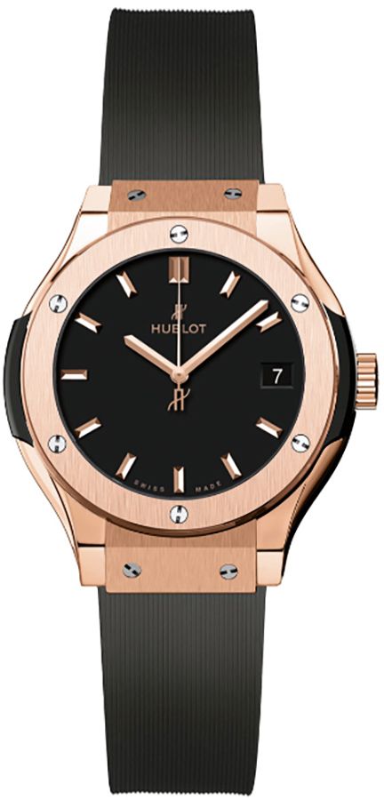 Hublot Classic Fusion Watches Ladies Black Battery Operated Quartz 581OX1181RX Watch