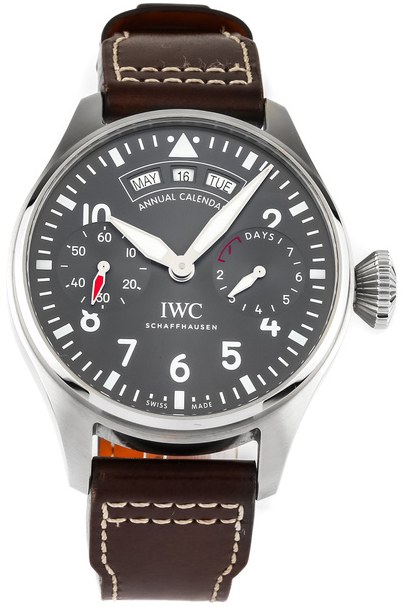 IWC Pilots Watches Mens Grey Self winding Automatic IW502702 Watch