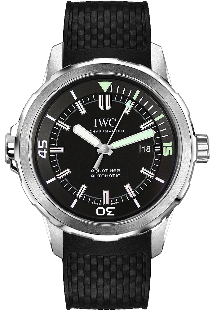 IWC Aquatimer Watches Black Self winding Automatic IW329001 Watch